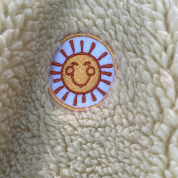 Blackmilk x Carebear Sunshine Bear Fleece Teddy Jacket with Hood - Picture 2 of 4